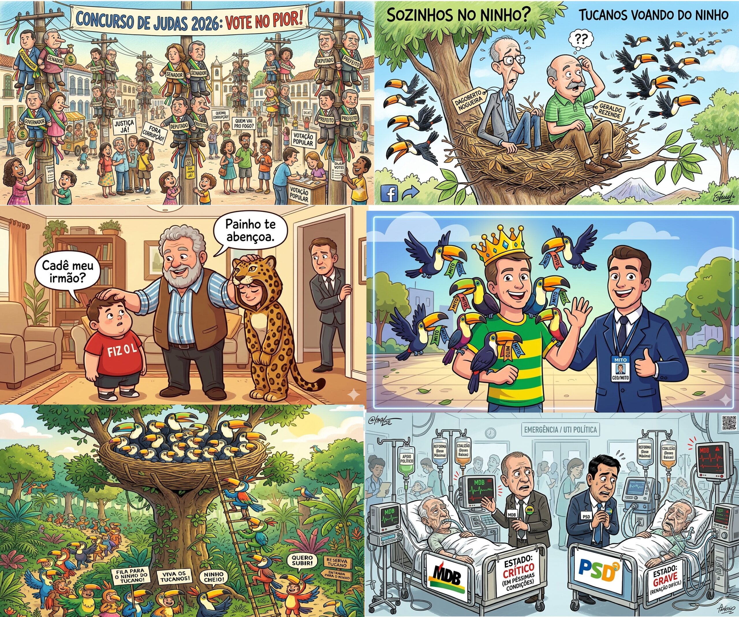 Veja quem foi colocado no quadradinho