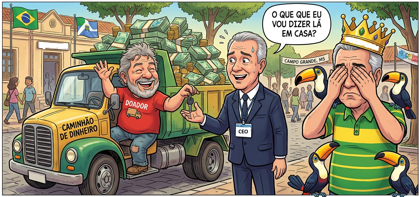 A “cara vermelha do Riedel” e a grana salvadora