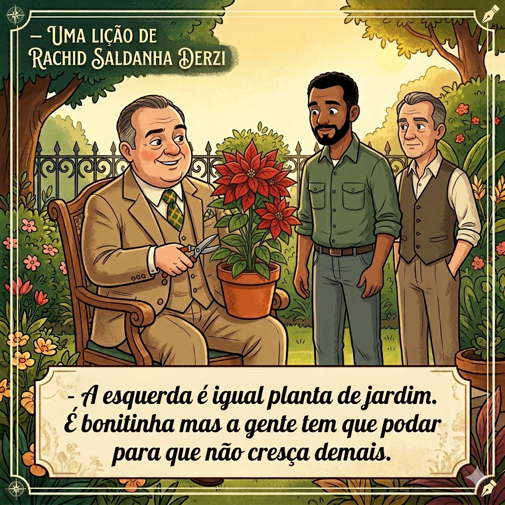 Rachid Derzi e a esquerda