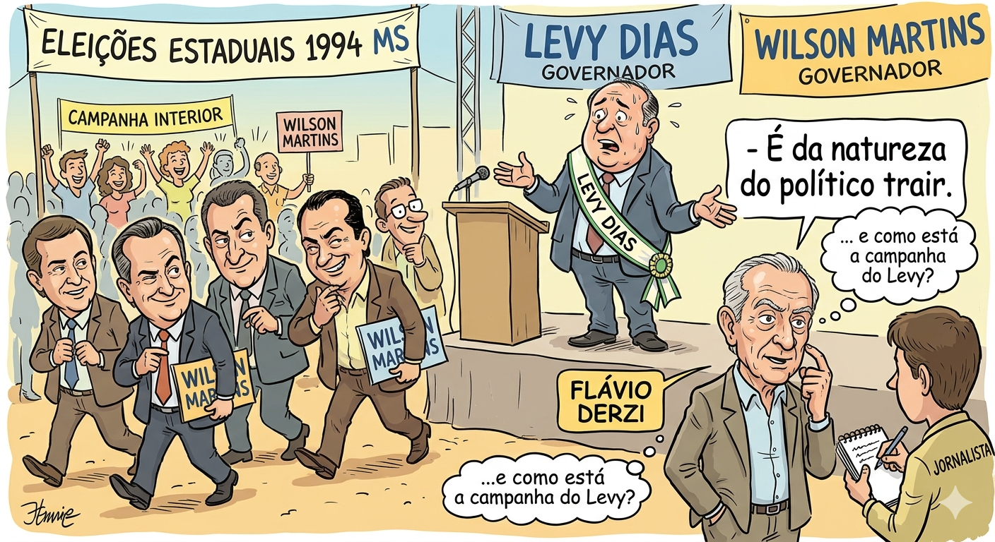 Para político trair e coçar é só começar… a eleição