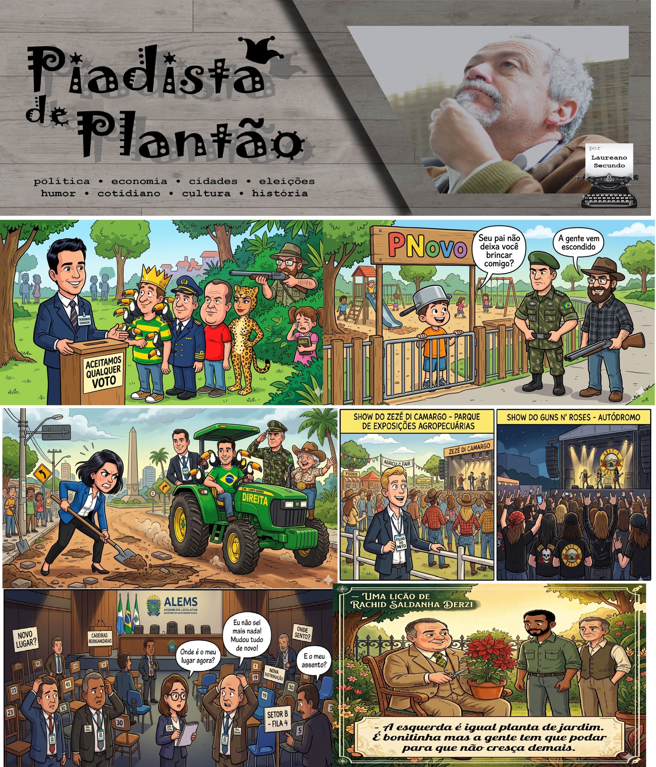 Veja quem foi colocado no quadradinho pelo Piadista de plantão.www.laureanosecundo.com.br