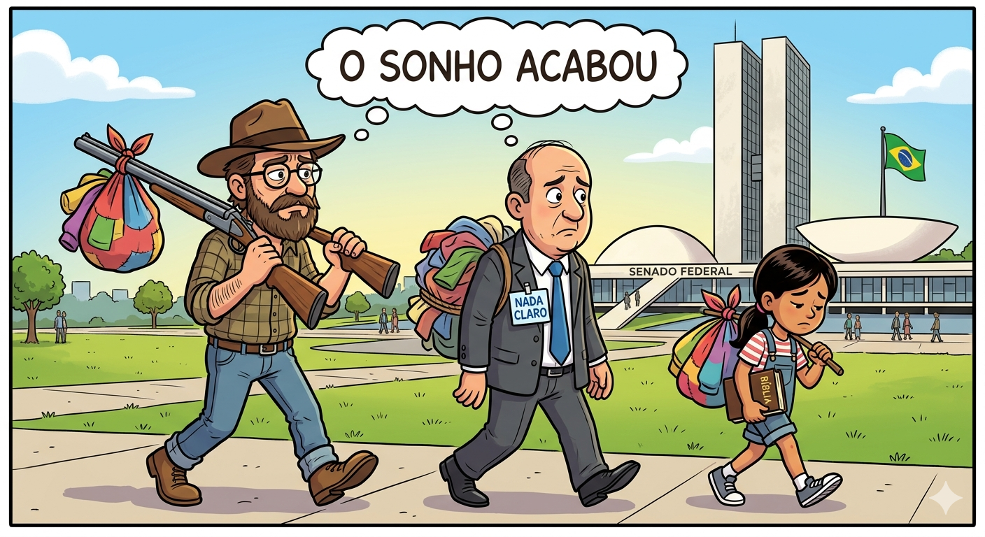 O sonho acabou para Gerson Claro, Pollon e Gianni Nogueira