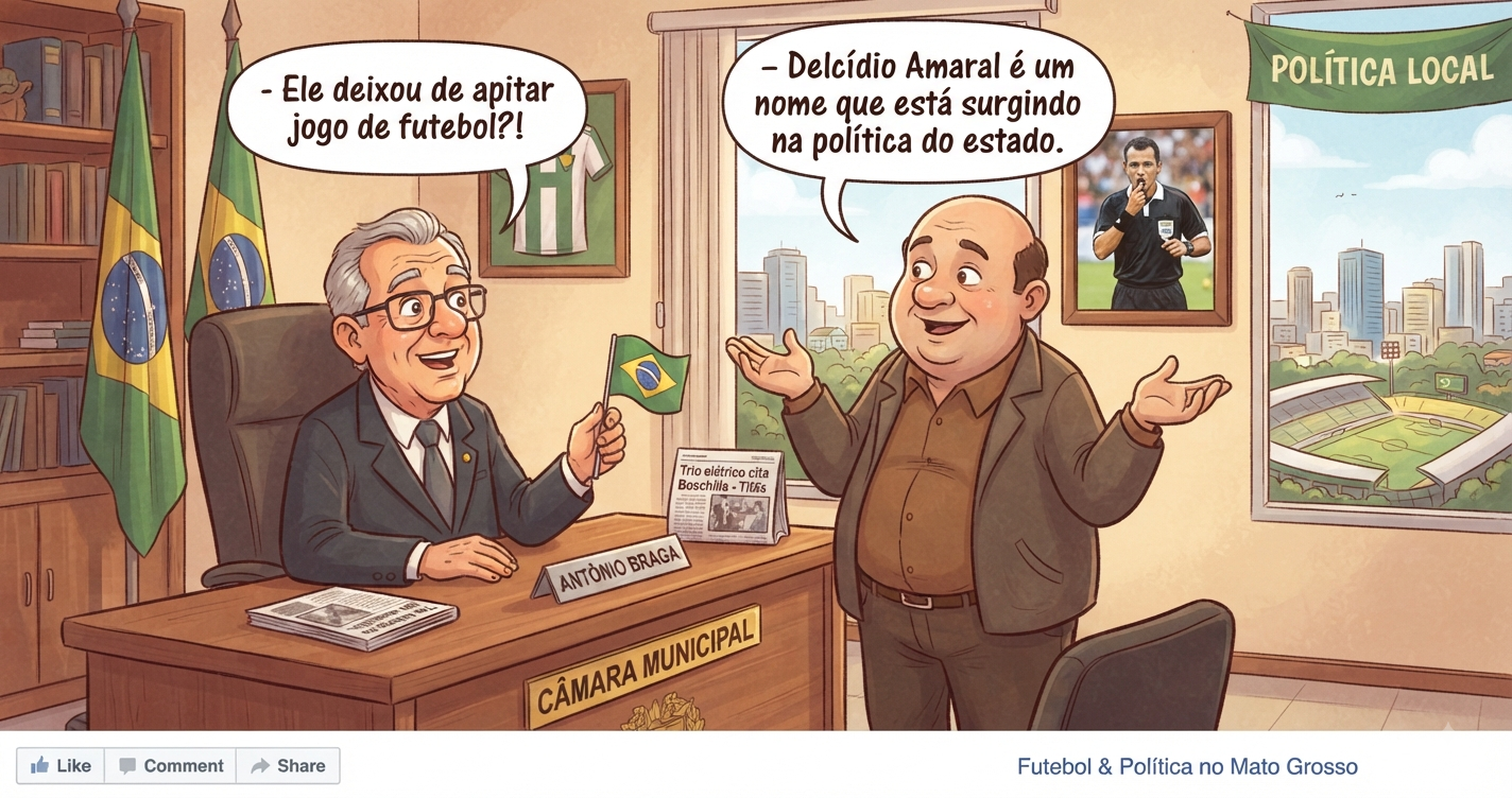 Antonio Braga entre Dulcídio e Delcídio