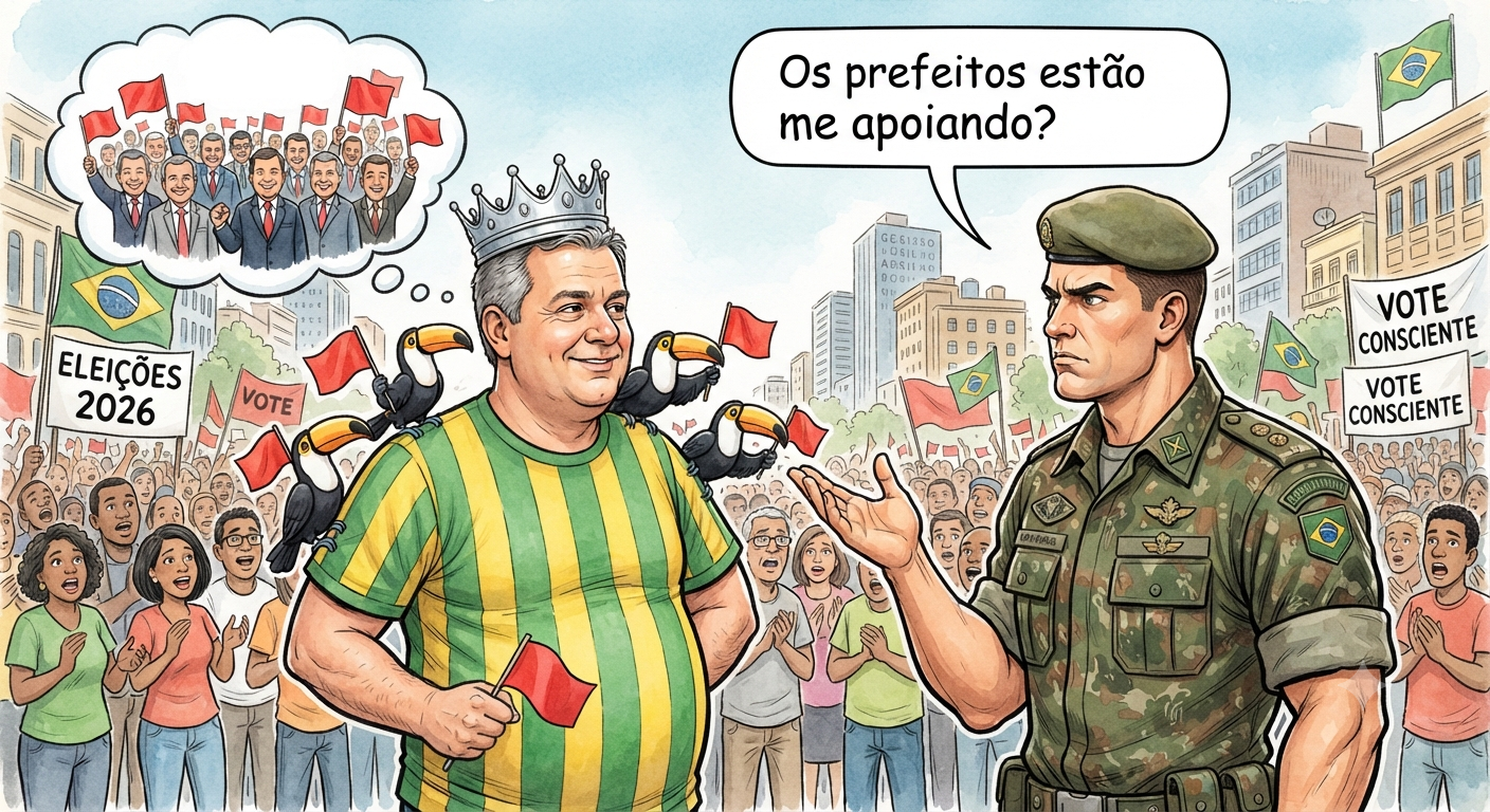 Prefeitos dão nó na campanha do Capitão Contar