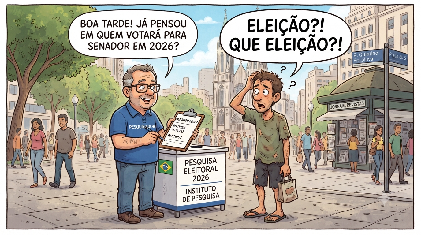 Eleitor continua distante das eleições